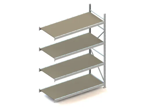 Breedvakstelling Aanbouwveld Hxbxd 2500x1851x800mm 4 Houten Legborden