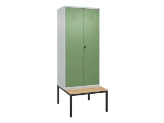 locker voor scheiding van kleding,HxBxD 2120x800x815mm,2vak - 1