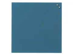 Glasmagneetbord Naga 45x45cm jeansblauw