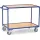 Lichte Tafelwagens 2942 300kg 2 Etages 1000x600mm Houten Plaat