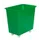 Verrijdbare Rechthoekige Bak 135 Liter Hxbxd 670X660X432Mm Pe Groen