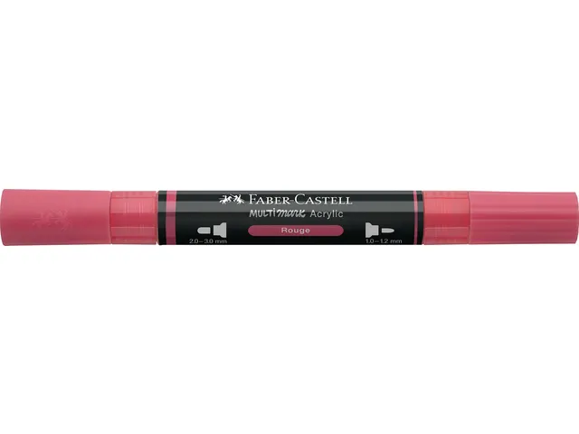 Acrylmarker Faber-Castell Multimark 124 rouge