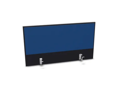 opzetpaneel,v. bureau,aanbouw achter,B 1000mm,CC-zwart,BN6016-blauw