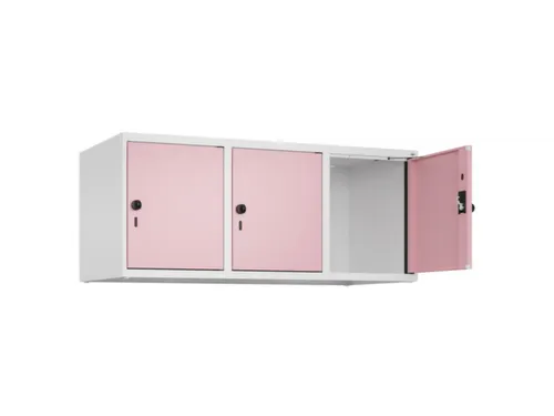 opzetkast,v. locker,3vak.,vak B 400mm,HxBxD 500x1200x500mm