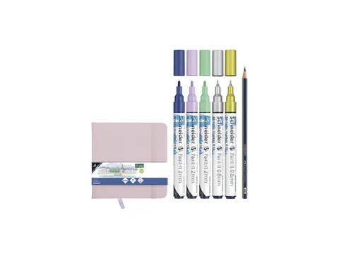 Workshoppakket Flower Power tekenen Schneider inclusief toebehoren NL