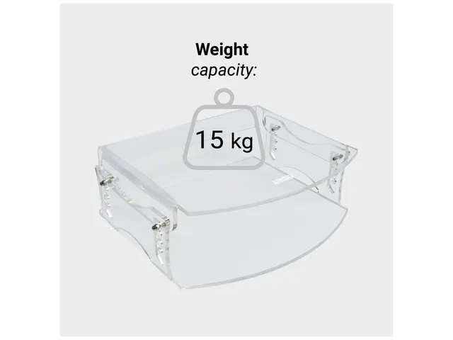 Acryl Verstelbare Monitorverhoger Transparant Tot 15 Kg