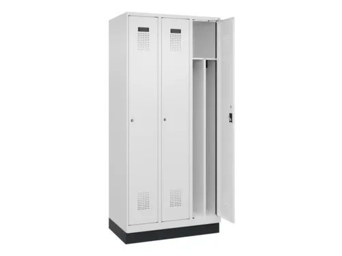 locker voor scheiding van kleding,HxBxD 1950x900x500mm,3vak