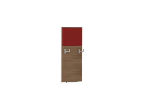baliepaneel,v. bureau,aanbouw rechts,B 600mm,NT-cherry,BN4011-rood