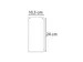 Tabstroken horiz180g perfo 105X240mm ass