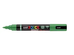 Paintmarker Uni POSCA PC-5BR brushpunt M donkergroen