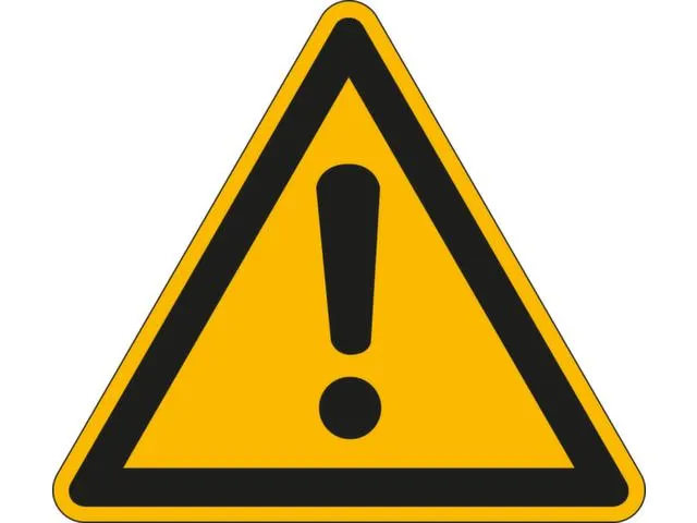 Waarschuwingsbord,Algemeen Waarschuwingssignaal,Wandbord,Aluminium