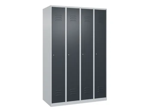 locker voor scheiding van kleding,HxBxD 1850x1200x500mm,4vak