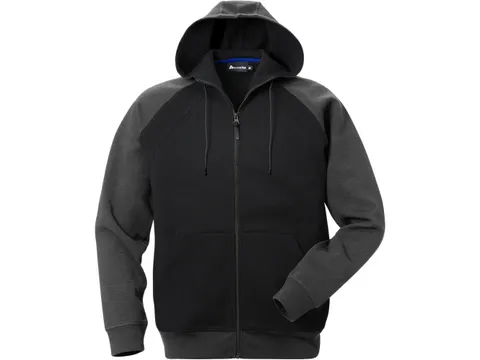 Fristads 124180 sweater, zwart/grijs, maat S, per stuk