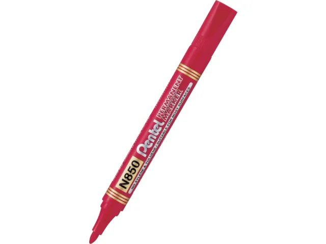 Pentel N850-B Permanent marker Ronde punt 4,2mm Rood
