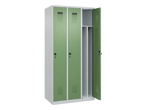 locker voor scheiding van kleding,HxBxD 1850x900x500mm,3vak