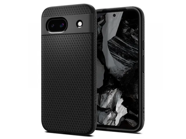Spigen Case ACS09041 Google Pixel 9A Rugged Armor MagFit mat zwart