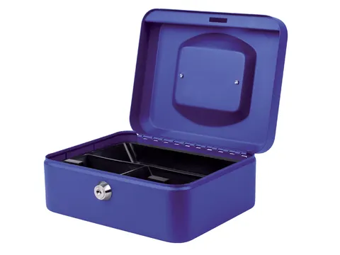 Geldkist Quantore 200x160x90mm blauw