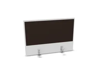 opzetpaneel,v. bureau,aanbouw achter,B 800mm,Bl-wit,BN2036-bruin - 1