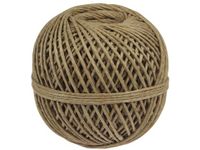 Vlaskoord touw uit 3 draden, bol van 140 g, +/- 65 m