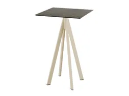statafel,HxBxD 1090x700x700mm,rechthoekig,4voeten zandkleuren