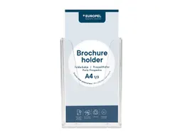 OUTLET Folderbakje Europel wand 1/3 A4 transparant