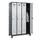locker,HxBxD 1950x1200x500mm,4vak,vak B 300mm,draaigrendel,voeten