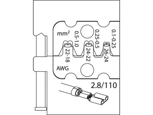 S 8140 A Krimptangset AUTOMOTIVE 4-delig