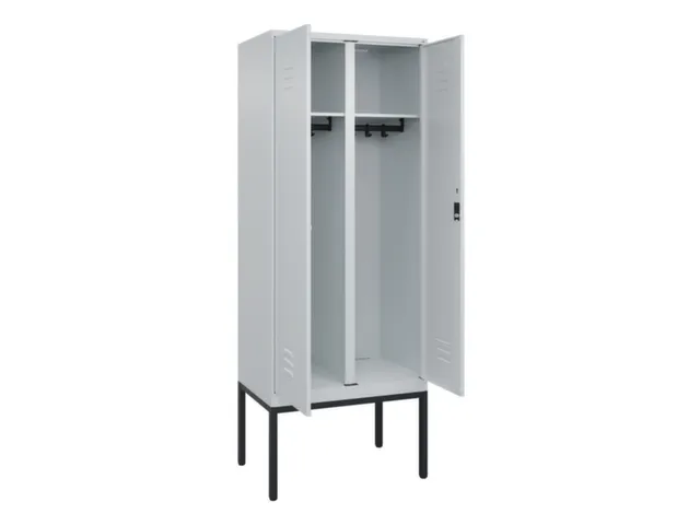 locker voor scheiding van kleding,HxBxD 2120x800x500mm,2vak