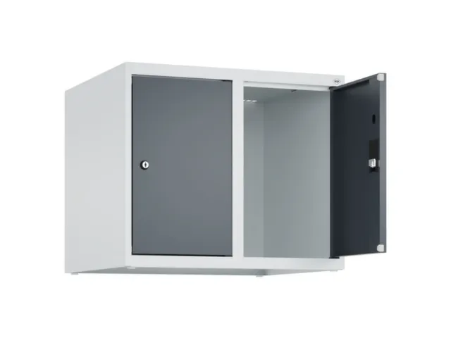 opzetkast,v. locker,2vak.,vak B 300mm,HxBxD 500x600x500mm,vleugeldeur