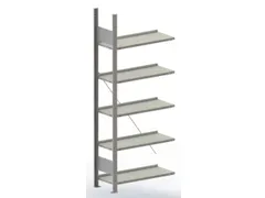 Inhaakstelling Aanbouwveld 1850x756x336mm 5legborden 80kg Verzinkt