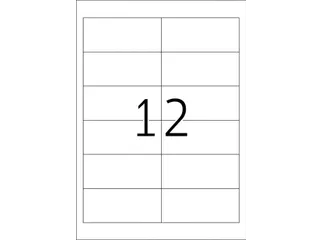 HERMA 4595 Weerbestendige Inkjet-etiket A4 97x42,3mm Wit 120 stuks - 3