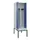 PBM-locker met bank,HxBxD 2120x600x815mm,2vak,vak B 300mm