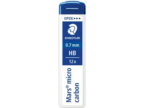 Staedtler Potloodstiften Mars 0.7 mm hb, Etui van 12 Stuks