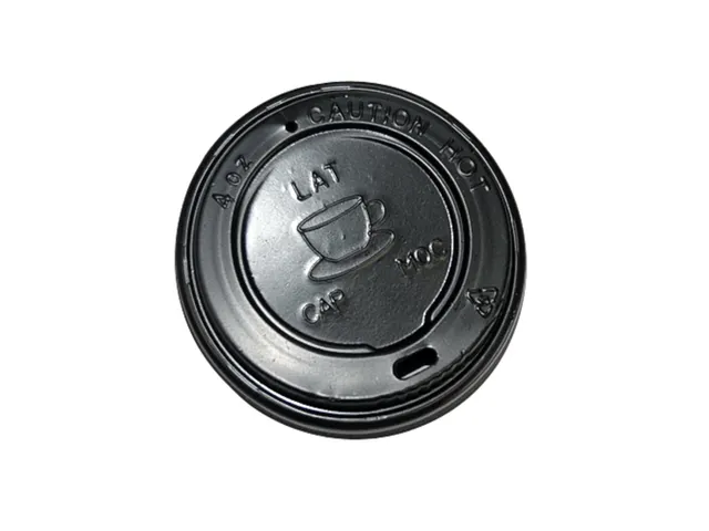 Bekerdeksel IEZZY Ø63 mm 100 stuks zwart