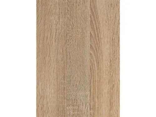 Domino Basic Statafel 180x80x110cm Robson Eiken Onderstel Wit