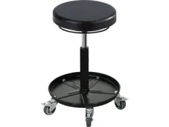 draaibare kruk,zitting HxØ 420-550x340mm,PU-schuim-ronde zitting zwar