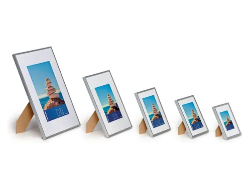 Fotolijst MAUL design 10x15cm aluminium frame zilver