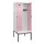 locker met bank,HxBxD 2120x800x815mm,2vak,vak B 400mm,draaigrendel