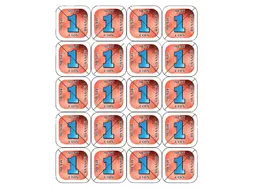Consumptie breekmunten Combicraft 200 stuks rood