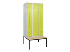 armoire vestiaire Z HxlxP 2120x900x815mm 6compart.