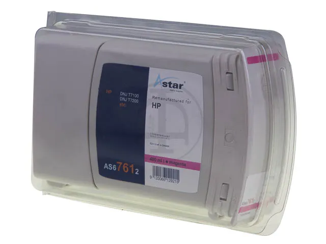 As67612 Astar Hp 761 Dnj Inkt Magenta Rebuilt Blister 400Ml