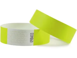 Polsband Combicraft Tyvek geel 100 stuks