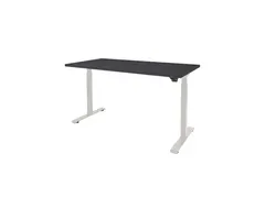 Dextro Basic Zit-sta Bureau Elektrisch 180x90 houtprint schaduw wit