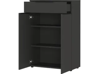 dossierkast,HxBxD 120x810x400mm,2xhouten vloer,2ordnerhoogte - 3
