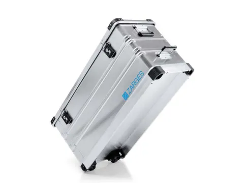 Transportkist Aluminium 120L H X L X B 455X 960X 400Mm 2Wielen