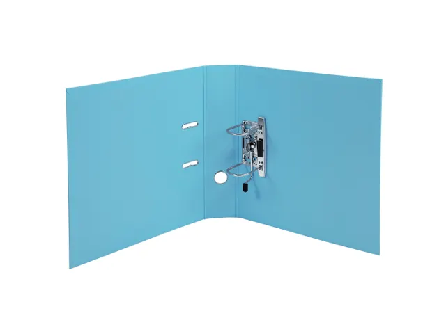 Classeur à levier PVC A4 dos de 70mm. - Bleu clair
