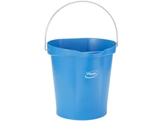 Vikan 56943 emmer 12 Liter met schenktuit Metaaldetecteerbaar Blauw - 1