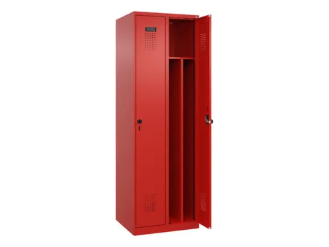 locker voor scheiding van kleding,HxBxD 1850x600x500mm,2vak