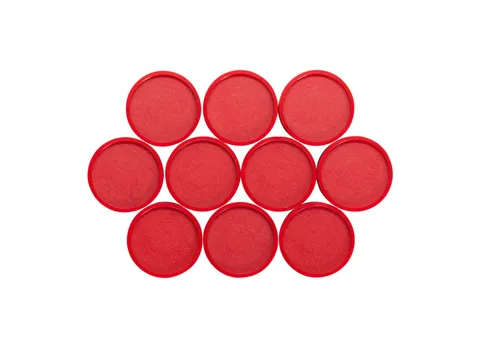 Industriële magneet Ø 30mm 10 Stuks Rood