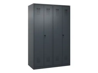 locker voor scheiding van kleding,HxBxD 1850x1200x500mm,4vak - 2